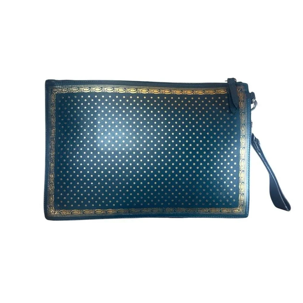 GUCCI + SEGA Guccy Stars Clutch Pochette Auth